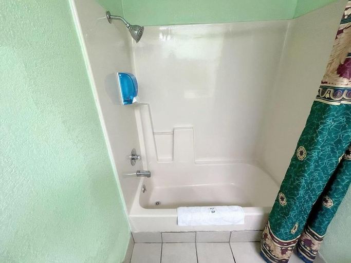 Bathroom 4, holiday motel, Webster