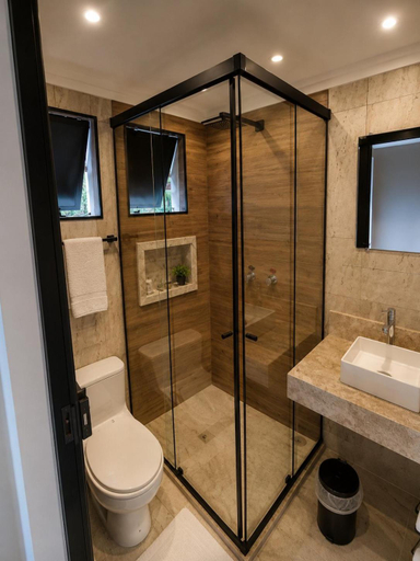 Bathroom 3, Pauba Beach Hotel, São Sebastião