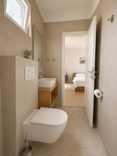 Bathroom 2, Pansion Marjan, Jelsa