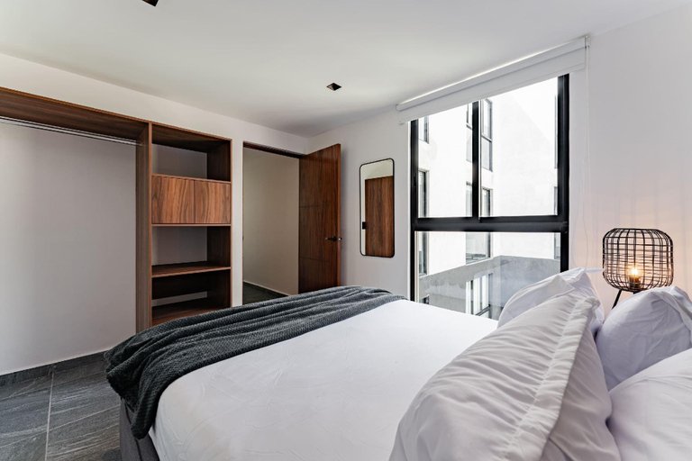 Bedroom 2, Santa Ma la Ribera Apartments by VH, Mexico City
