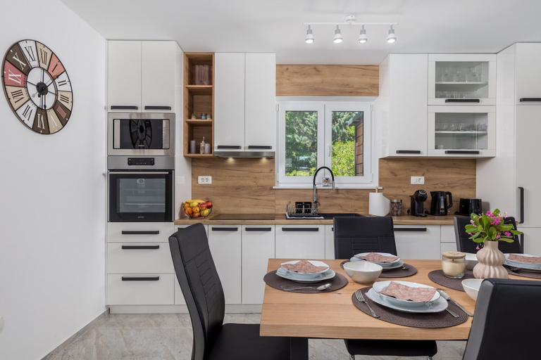 Private kitchen 5, Modern Holiday House Jadranka With Pool, Krk
