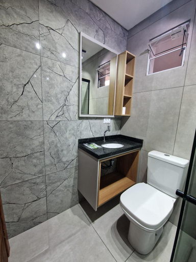 Bathroom 2, Condominio Inn Studio, Foz do Iguaçu