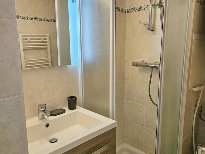 Bathroom, Ski Base for 4 Near La Foux Lifts, Alpes-de-Haute-Provence