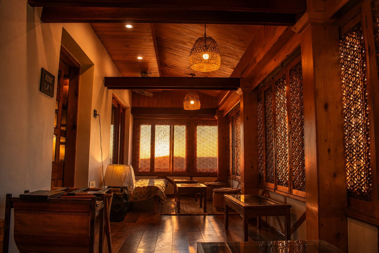Living area, The Riverside Barn Srinagar, Srinagar