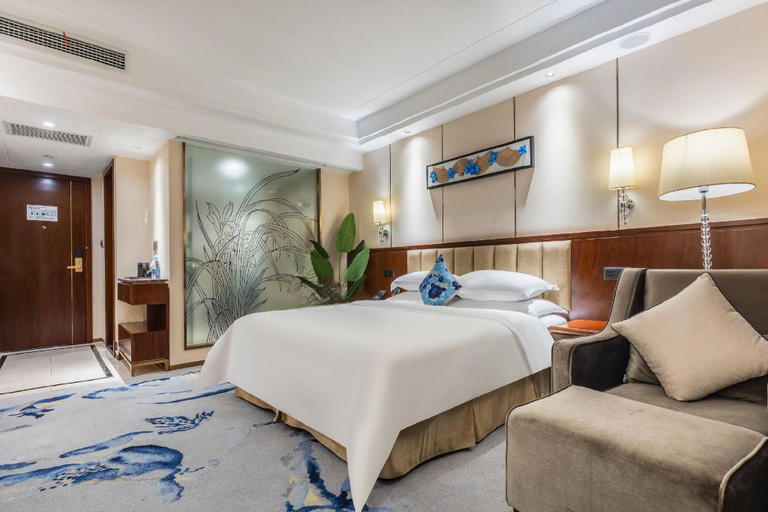 Bedroom 2, Rezen Hotel Hefei Orchid, Hefei