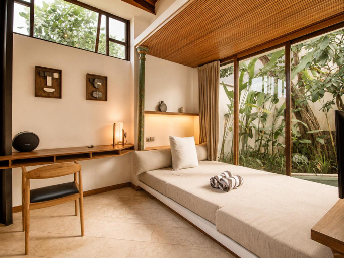 Bedroom 3, Stylish 1BR Villa With Pool, 800m to Canggu Beach, Badung