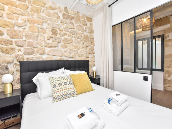 Bedroom 1, Cozy apartment - 1BR4P - Sentier, Paris