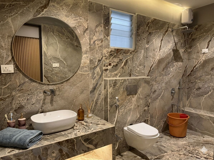 Bathroom, Chafa Ecostay and Restaurant, Nashik
