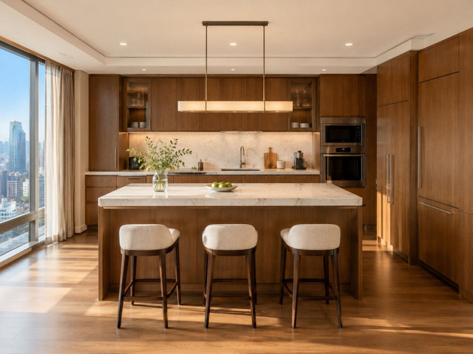 Private kitchen, Carvelia Suites, Toronto