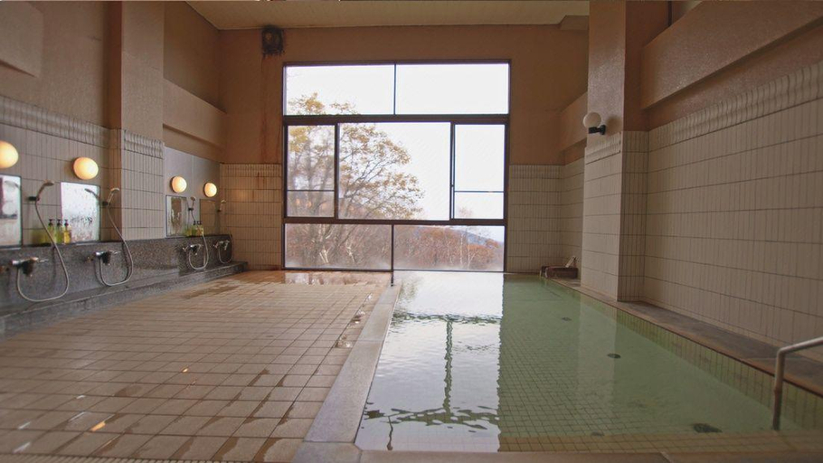Bathroom, Nishihoppo Onsen HOTEL, Yamanouchi