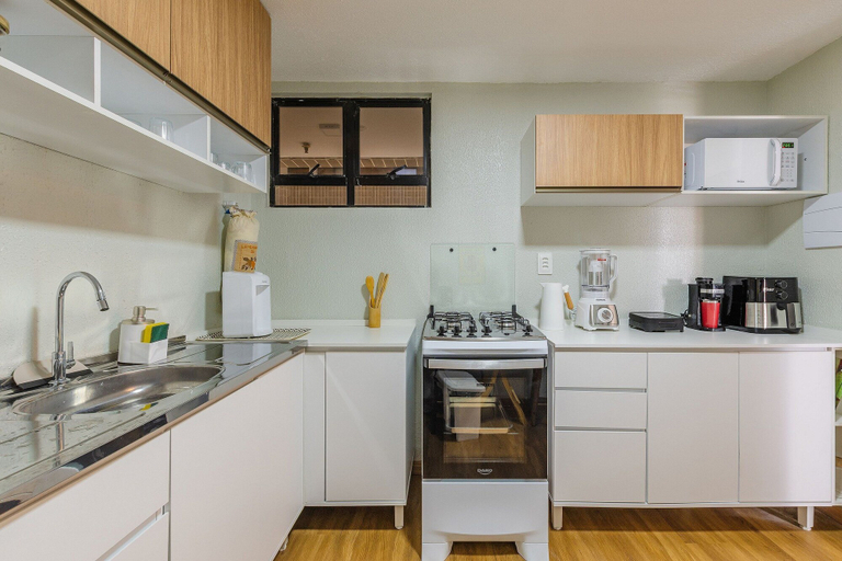 Private kitchen 3, Fortaleza Flat #304 - Flat in Iracema by Carpediem, Fortaleza