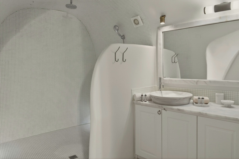 Bathroom 5, Mnimes Guesthouses Santorini, South Aegean