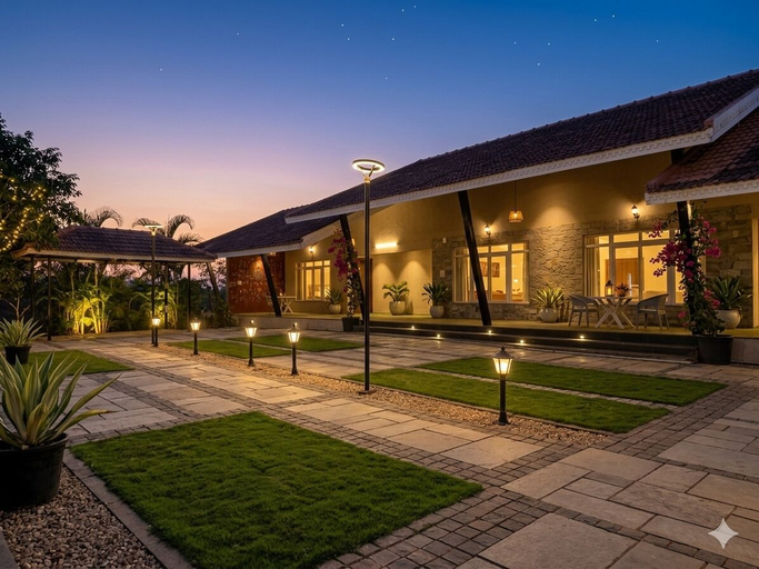 Terrace/patio 4, Chafa Ecostay and Restaurant, Nashik