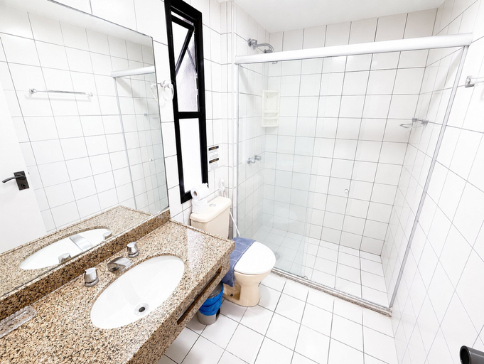 Bathroom 5, Hosts BR - Flat Vista Mar no Meireles, Fortaleza