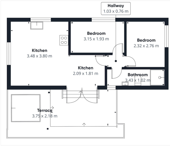 Room 2, Host Stay Pod 3 Kingsmoor Retreat, Leicestershire