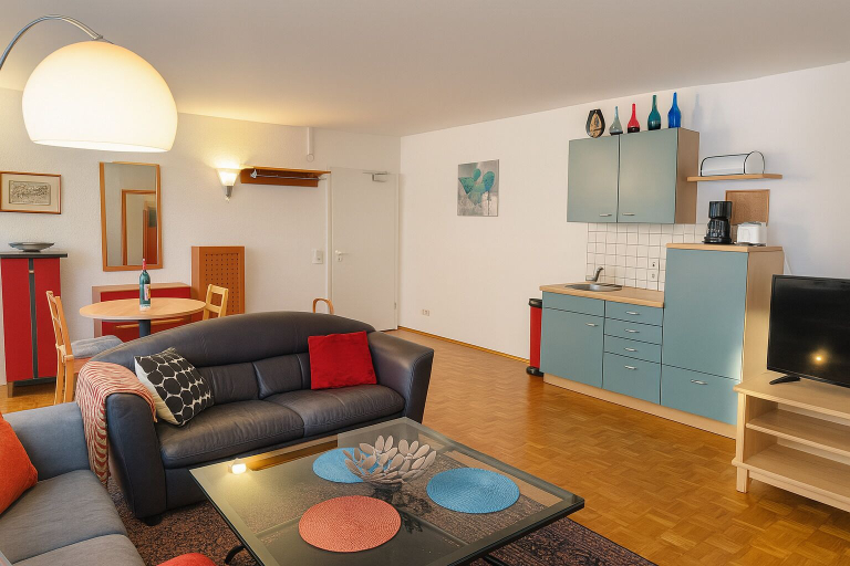 Living area, BoardingHouse - Studios & Apartments, Kassel