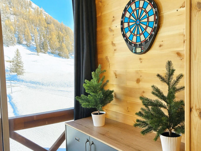 Interior detail, Ski Base for 4 Near La Foux Lifts, Alpes-de-Haute-Provence
