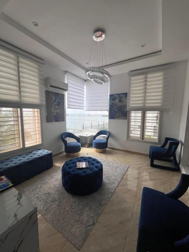 Living area, Lekki waterfront 3bed with scenic view, Wamba