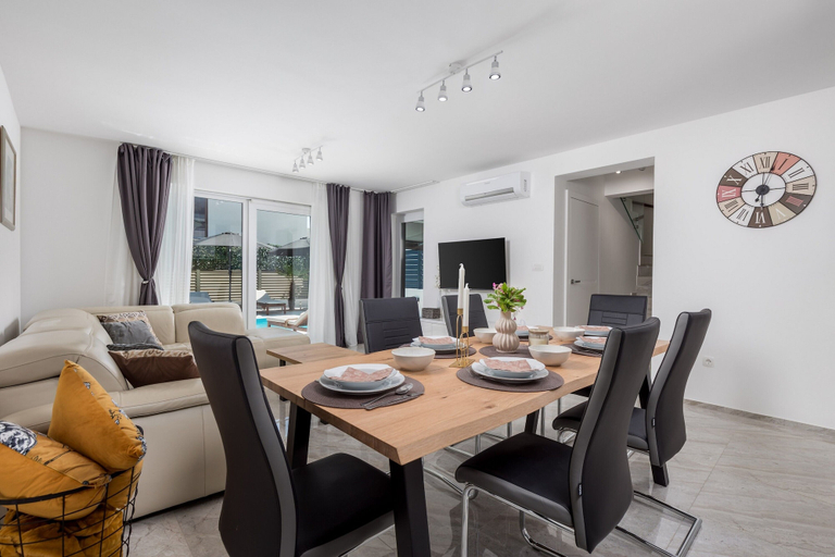 Dining, Modern Holiday House Jadranka With Pool, Krk