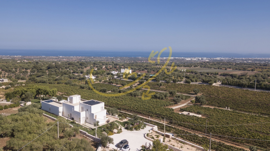 Aerial view 5, TD Casale Donna Madia Sea View Pool Over Vineyard, Bari