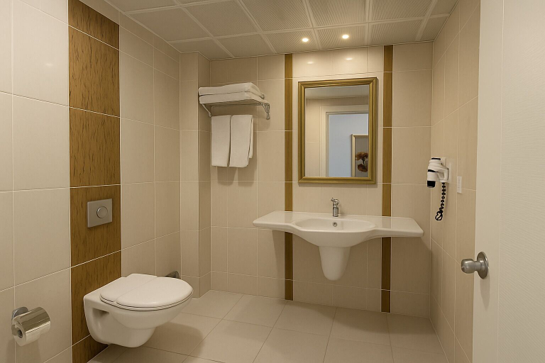 Bathroom 5, Doruk Hotel and Suites, Marmaris