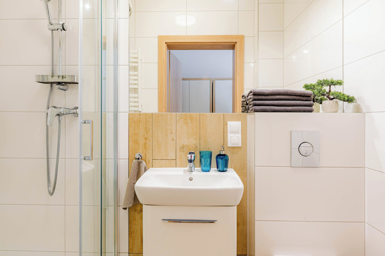 Bathroom, Villa Blanca, Kołobrzeg