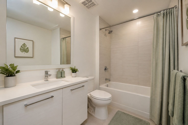 Bathroom, Corvenza Toronto Suites, Toronto