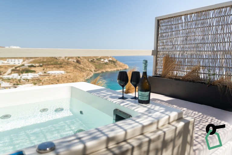 Private spa tub 3, Hotiday Mykonos South Coast, South Aegean