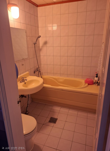 Bathroom 4, Feel Motel, Pocheon