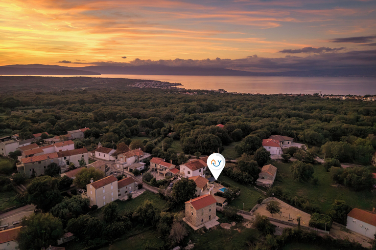 Aerial view 5, Villa Mare With Private Pool And Garden, Malinska-Dubašnica