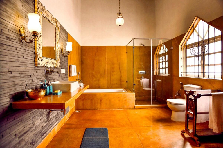 Bathroom 5, ELIVAAS Terra Rosa Portuguese styled 4 BHK Villa, North Goa