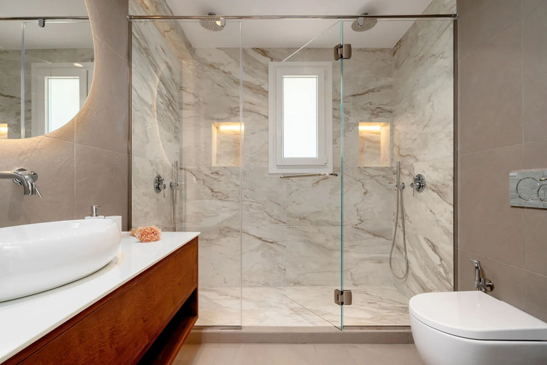 Bathroom 4, Thalelion Villa Private Pool and Jacuzzi, South Aegean