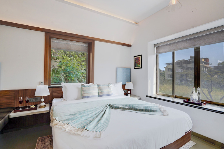 Room 2, Alaya Stay Adarsh Villa PetFriendly 3BHK, Pune
