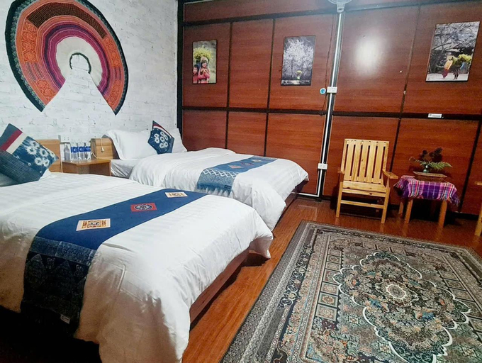 Bedroom 2, Bac Ha Boutique Homestay, Bắc Hà
