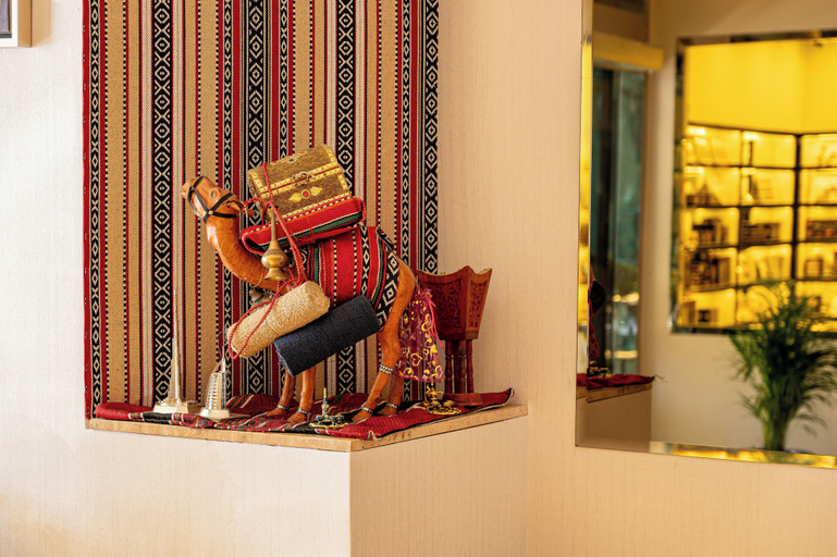 Interior detail, Majestic Central Hotel, Dubai