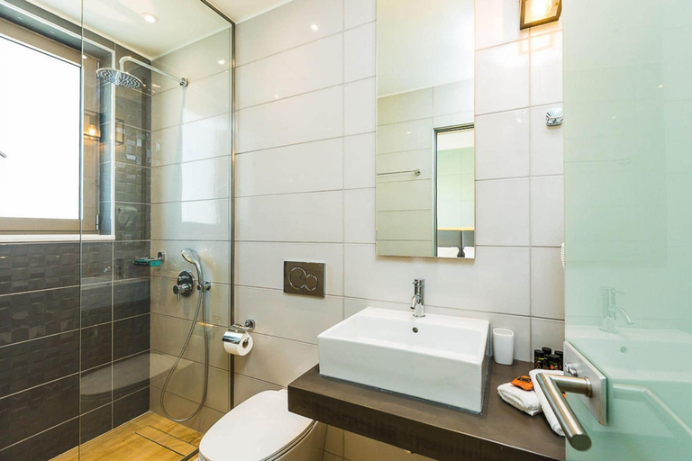 Bathroom 4, Villa Amelia I Free Mini van Private Pool, Crete