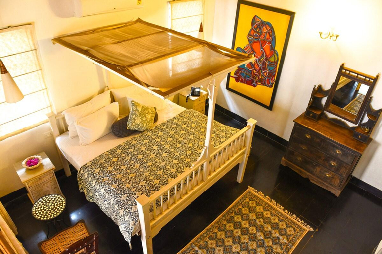 Bedroom 4, ELIVAAS Terra Rosa Portuguese styled 4 BHK Villa, North Goa