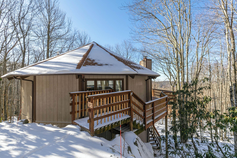 Interior 3, Vista 360 - Roundhouse With Views, AC, 1mi From Beech Ski-, Watauga