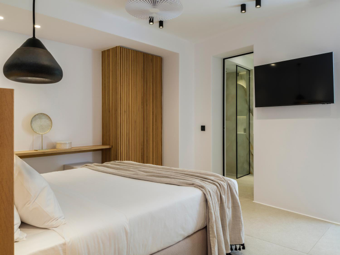 Bedroom 3, Panormos Bay Suites Luxury Resort, South Aegean