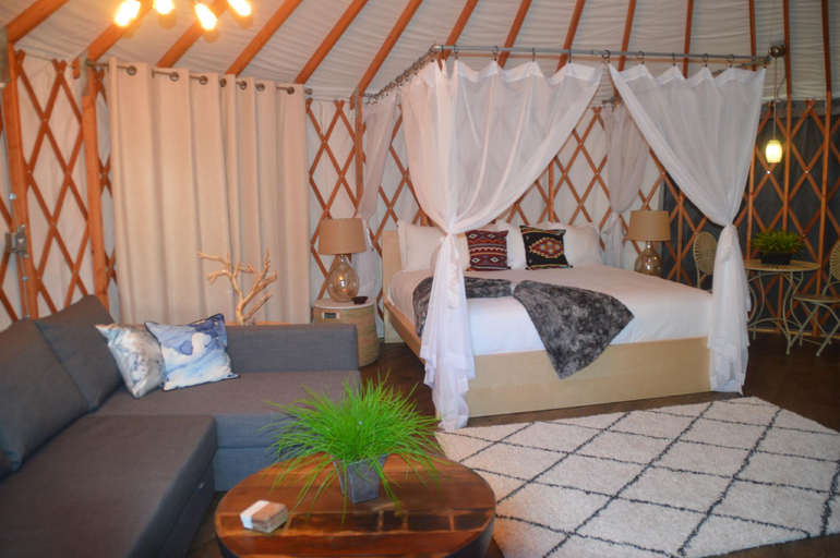 Bedroom 1, Escalante Yurts, Garfield