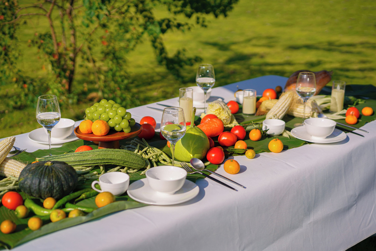 BBQ/picnic area, Cindy Villa - Rice Fields & Karst Peaks at Yulong River - Infinity Pool, Guilin