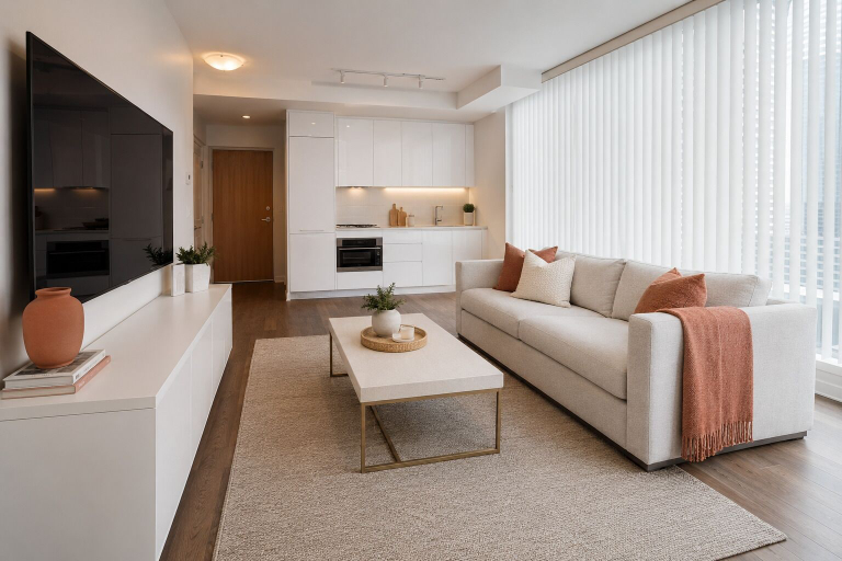 Living area 3, The Iceboat Luxe Stay, Toronto