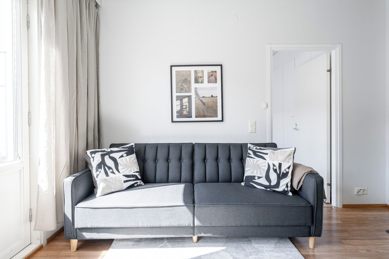 Living area 4, Comfy 1BR Apt with Sauna - Best Location, Central Finland
