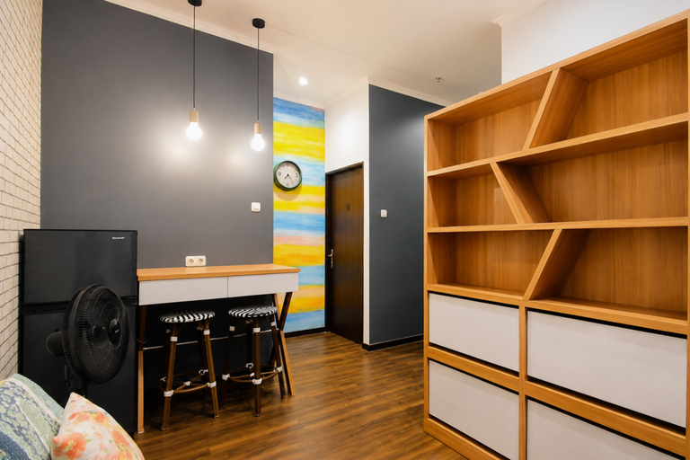 Living Room 2, Terrawood 2BR at Apartment Soekarno Hatta (Suhat) Malang By Travelio, Malang