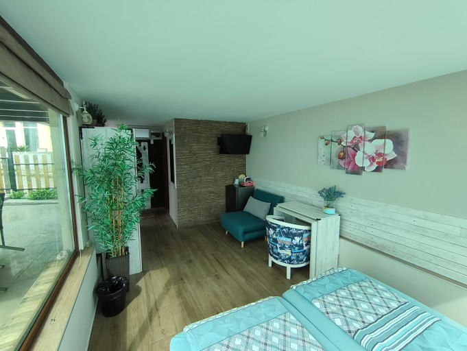 Bedroom, Hemingway rooms in Happy Beach, Varna