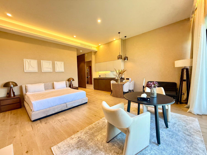 Bedroom 2, Seabreeze Resort, White Residence terrace, studio apartment, Baku