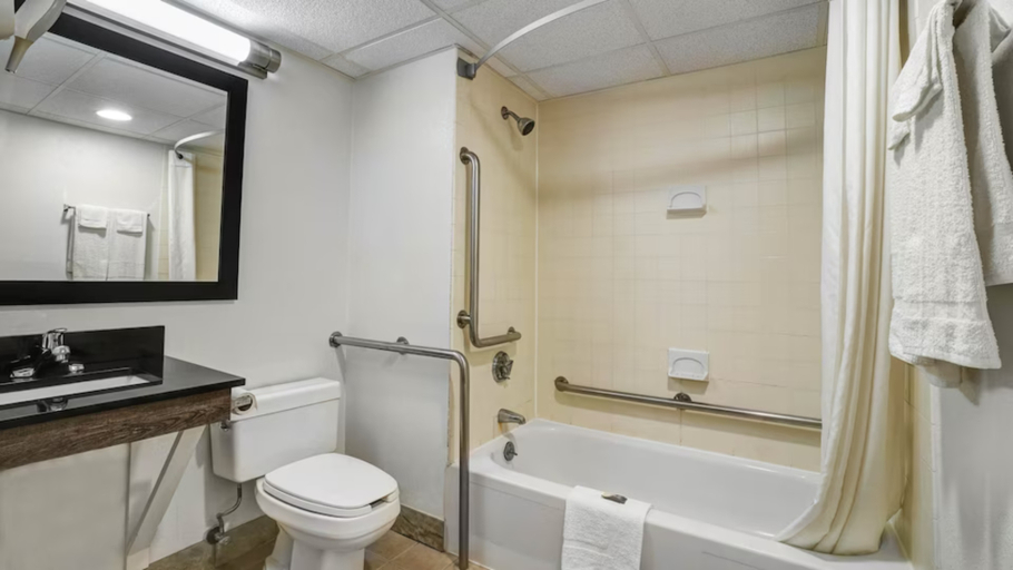 Bathroom 4, Motel 6 Lawrenceville, Mercer