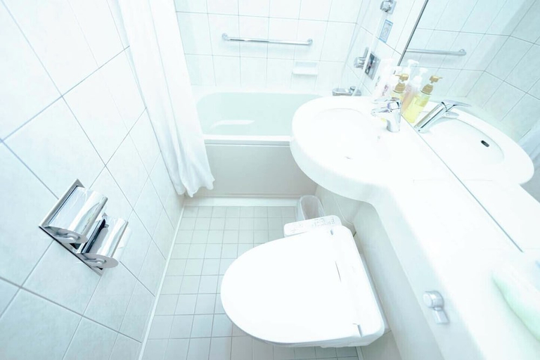 Bathroom 4, Hotel KOYO, Hashima