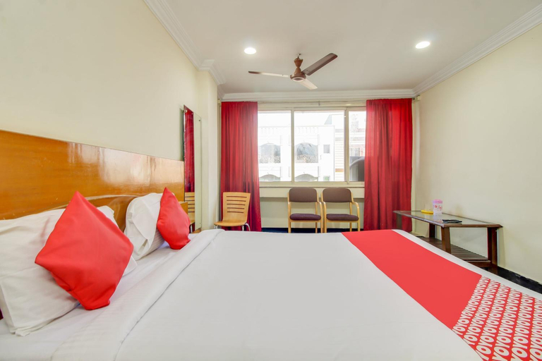 Bedroom, Hotel O Srinivasa Residency, Chittoor