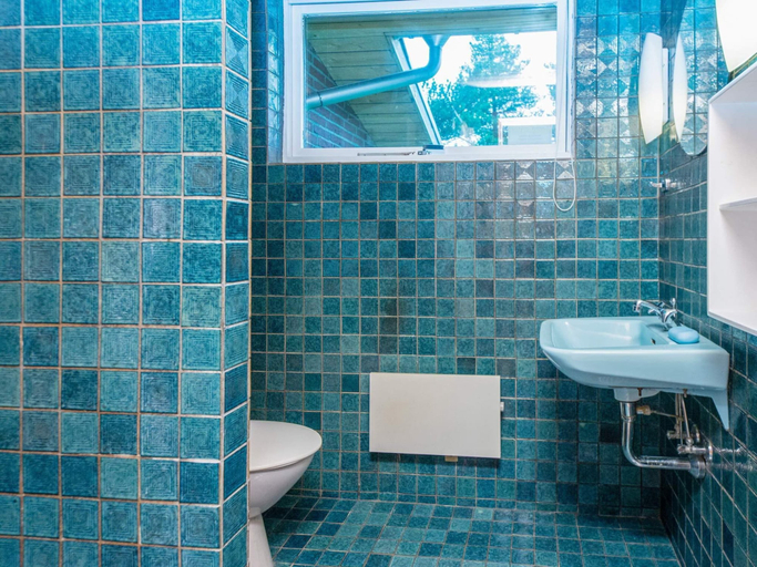 Bathroom, 6 Person Holiday Home in Norre Nebel, Varde